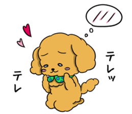 One day of poodle Mocha sticker #8872942