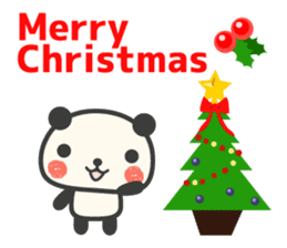 New Year Congratulations panda sticker #8873540