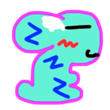 Cute characters of Felt-tip pen sticker #8873738