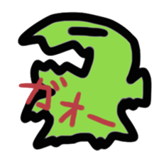 Cute characters of Felt-tip pen sticker #8873741