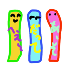 Cute characters of Felt-tip pen sticker #8873757