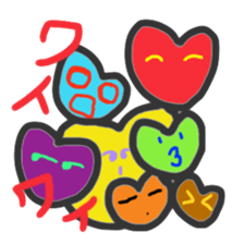 Cute characters of Felt-tip pen sticker #8873761