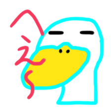 Cute characters of Felt-tip pen sticker #8873775