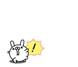 Mini-rabbit by peco sticker #8874116