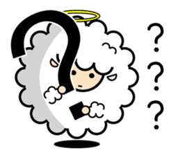 God of the sheep sticker #8874214