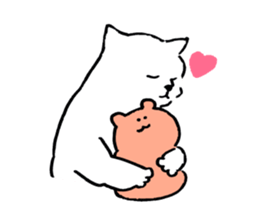 plain cat sticker #8874617