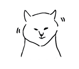 plain cat sticker #8874618