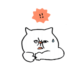 plain cat sticker #8874622