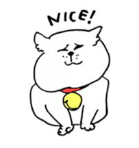 plain cat sticker #8874626