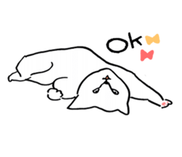 plain cat sticker #8874629