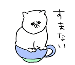 plain cat sticker #8874633