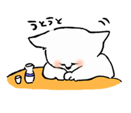 plain cat sticker #8874638