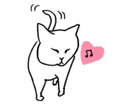 plain cat sticker #8874653