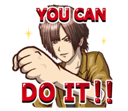 Nice-looking guy "cool response ver." sticker #8874905