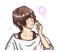 Nice-looking guy "cool response ver." sticker #8874908