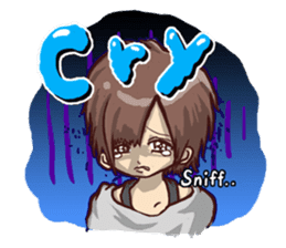 Nice-looking guy "cool response ver." sticker #8874916