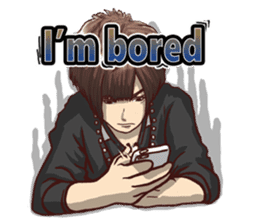 Nice-looking guy "cool response ver." sticker #8874924