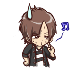 Nice-looking guy "cool response ver." sticker #8874929