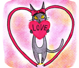 Black Cat Marmei 2 sticker #8875213