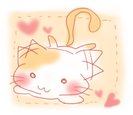 calm cat sticker #8875296