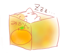 calm cat sticker #8875304