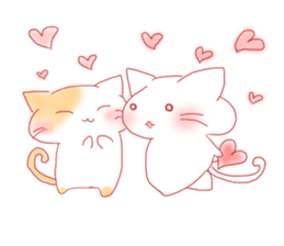 calm cat sticker #8875320