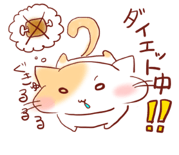 calm cat sticker #8875330