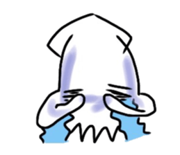 squid kun sticker #8875870