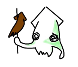 squid kun sticker #8875887