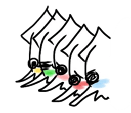 squid kun sticker #8875888