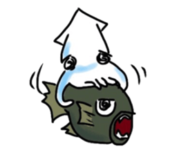 squid kun sticker #8875893