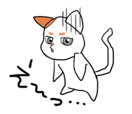 Hilarious cat(nekosuke) sticker #8876445