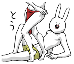 Stylish cat WINTER sticker #8876487