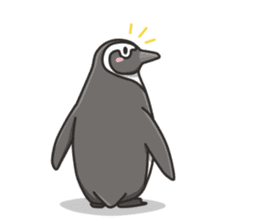 A sticker of the African penguin sticker #8876539