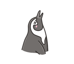 A sticker of the African penguin sticker #8876556