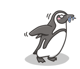 A sticker of the African penguin sticker #8876558