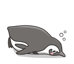 A sticker of the African penguin sticker #8876562