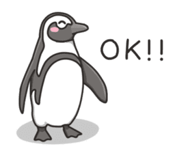 A sticker of the African penguin sticker #8876568