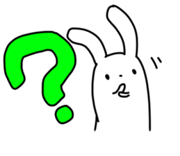 insolent rabbit 2 sticker #8876577