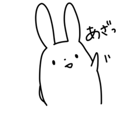 insolent rabbit 2 sticker #8876585