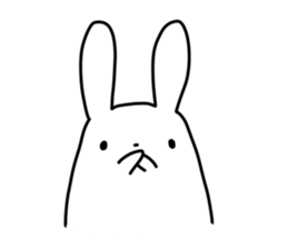 insolent rabbit 2 sticker #8876591