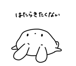 insolent rabbit 2 sticker #8876593