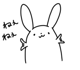 insolent rabbit 2 sticker #8876598