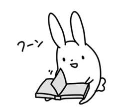 insolent rabbit 2 sticker #8876602