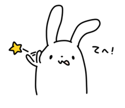 insolent rabbit 2 sticker #8876605