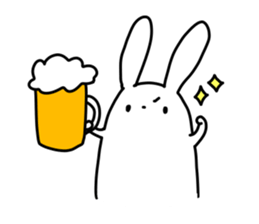 insolent rabbit 2 sticker #8876607