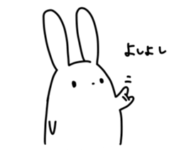 insolent rabbit 2 sticker #8876608