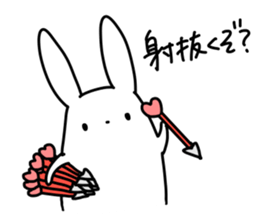 insolent rabbit 2 sticker #8876609