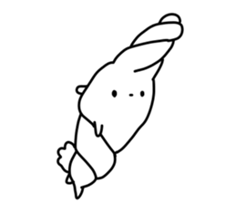 insolent rabbit 2 sticker #8876610