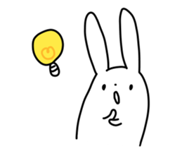 insolent rabbit 2 sticker #8876611